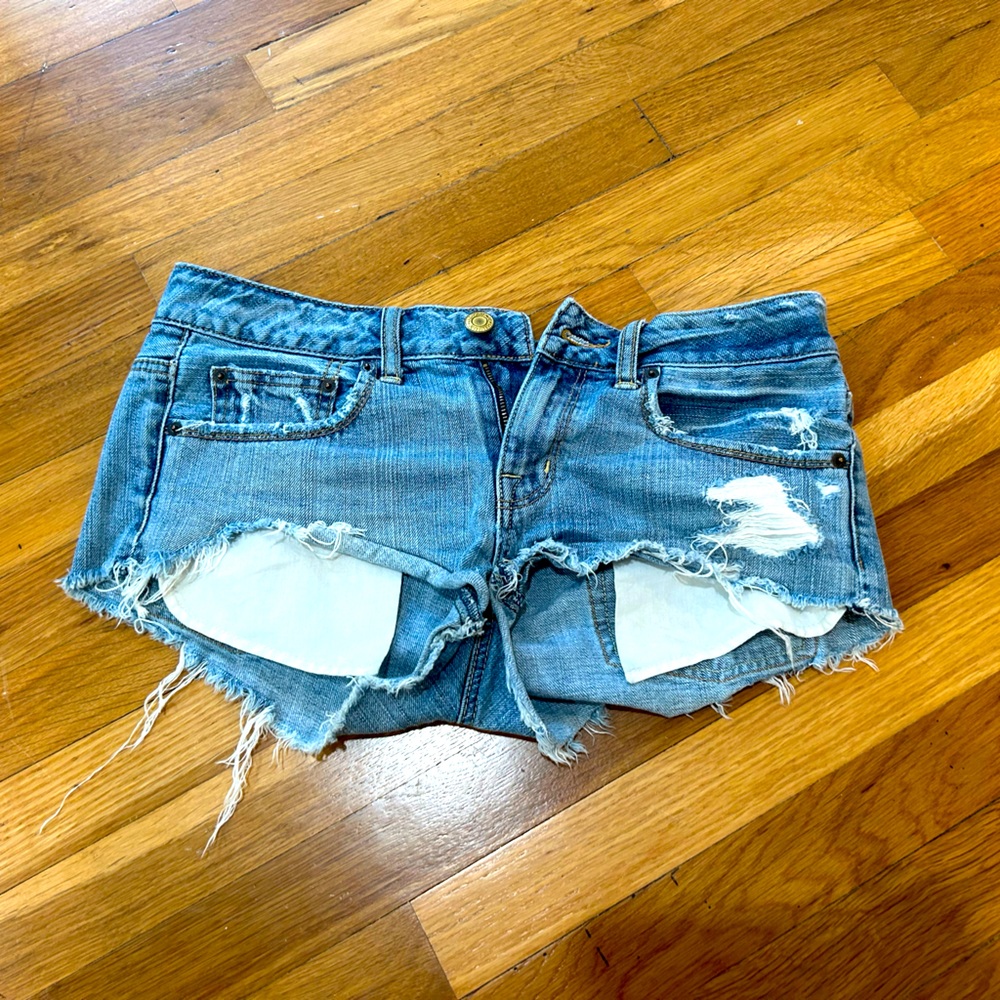 American Eagle Cut Off Ripped Shorts